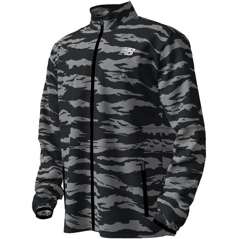 New Balance Mens Printed Reflective Accelerate Jacket-2